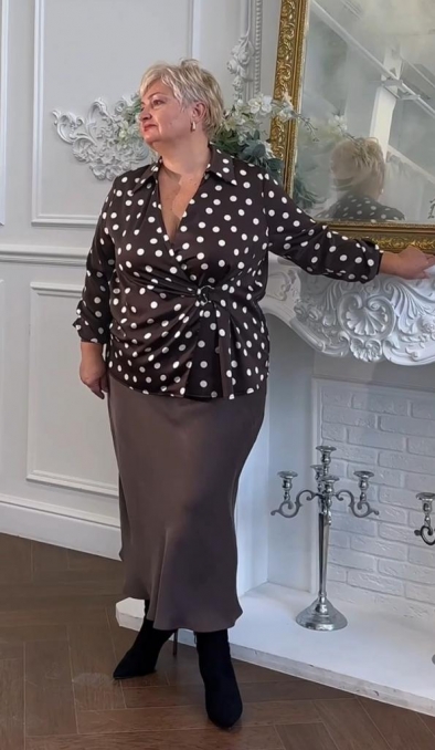 ЮБКА ВОСТОК цвет шоколадный