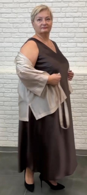 ПЛАТЬЕ ЮЛА цвет шоколадный