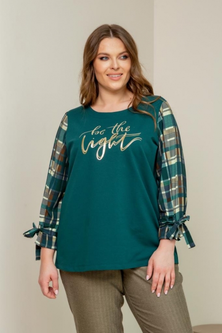 ФУФАЙКА МАЛАХИТ цвет изумрудный