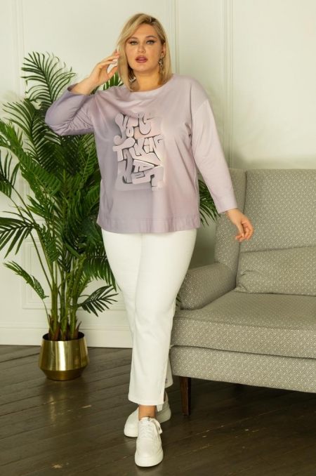 ФУФАЙКА КОЛЛАБОРАЦИЯ цвет сиреневый