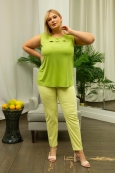 Топ ЭМБЕР цвет салатовый