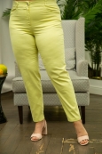 БРЮКИ АВОКАДО цвета лимонный
