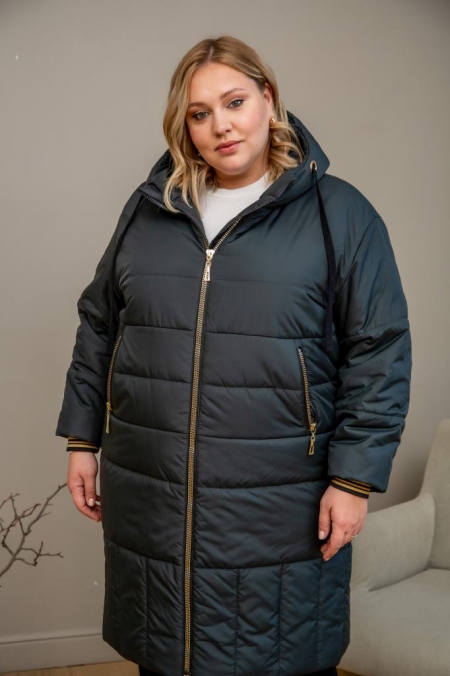 ПАЛЬТО СПУТНИК цвет бутылочный