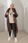ПАЛЬТО ДОННА цвет кофе