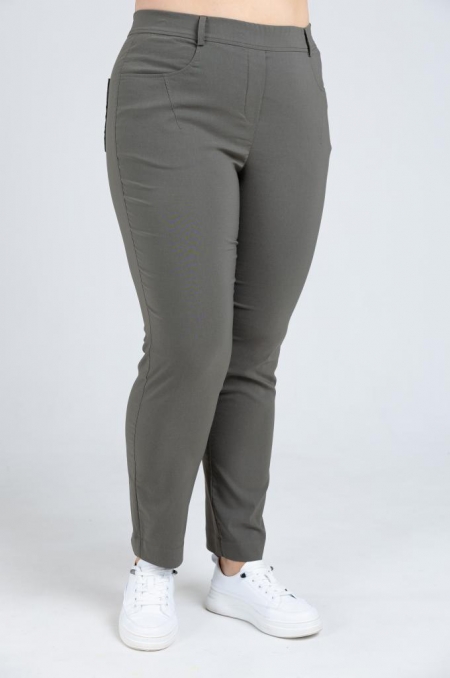 БРЮКИ ТРЮФЕЛЬ цвет хаки