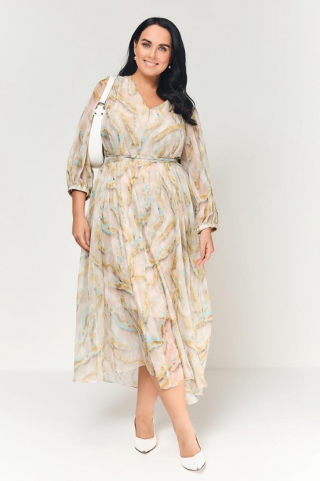 ПЛАТЬЕ ВЕЕР цвет бирюза