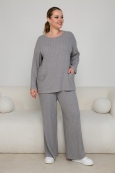 КОСТЮМ с БРЮКАМИ ШИК цвет серый
