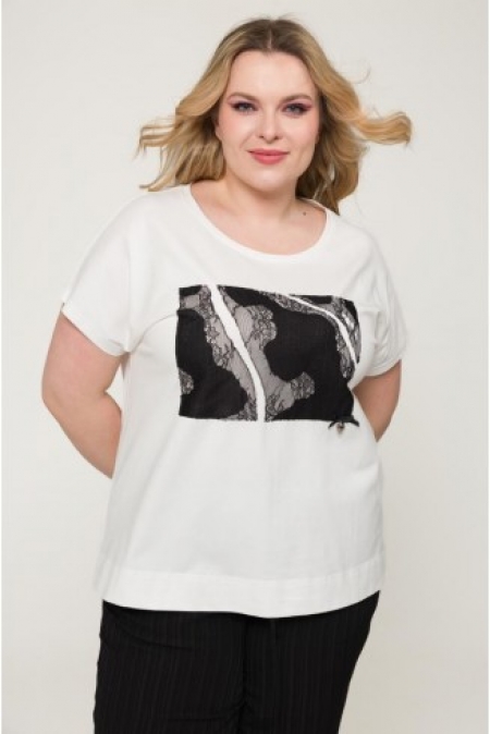 БЛУЗА АНТУРАЖ цвет белый