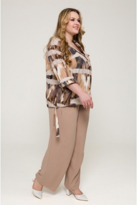 БРЮКИ РИГА цвет бежевый