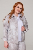 ЖАКЕТ СЕРЕБРО цвет стальной