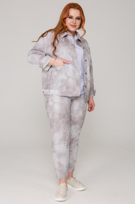 ЖАКЕТ СЕРЕБРО цвет стальной