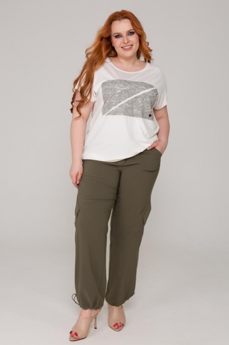 БРЮКИ АДЕЛЬ цвет хаки
