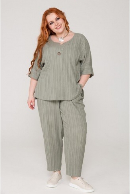 БЛУЗОН БАГДАД цвет оливковый