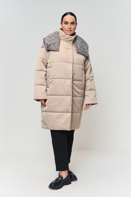 ПАЛЬТО ФЬЮЖЕН цвет бежевый
