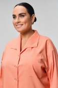 БЛУЗА ЛОЛИТА цвет лососевый