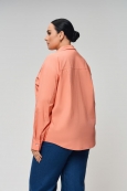 БЛУЗА ЛОЛИТА цвет лососевый