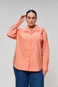 БЛУЗА ЛОЛИТА цвет лососевый