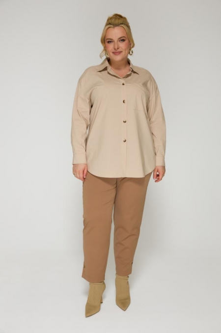 БЛУЗА ЭРМИТАЖ цвет бежевый