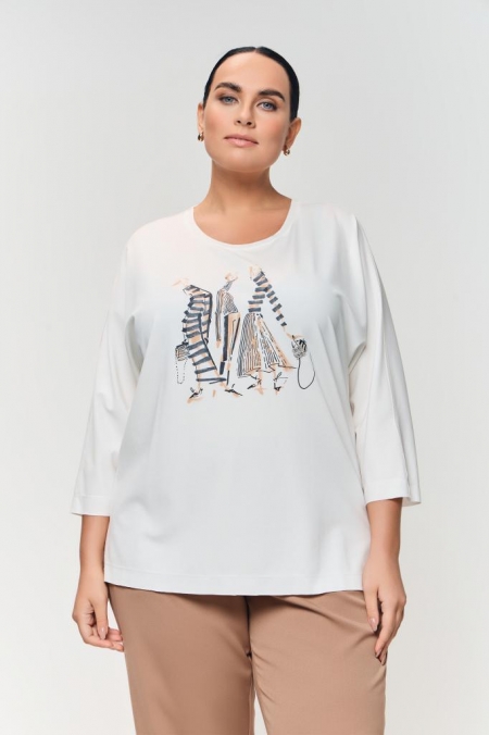 БЛУЗА СИТИ цвет экрю