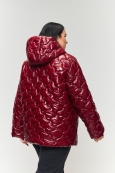 КУРТКА ЗАТЕЯ цвет винный