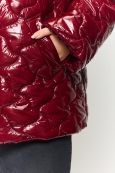 КУРТКА ЗАТЕЯ цвет винный