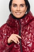 КУРТКА ЗАТЕЯ цвет винный