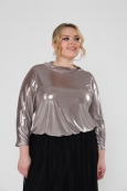 БЛУЗА КОМЕТА цвет серебряный