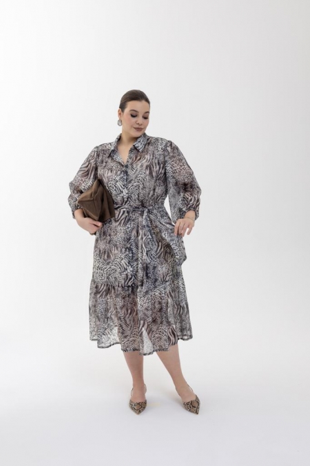 ПЛАТЬЕ ЭРИКА цвет анималистичный