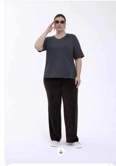 БЛУЗА ОНИКС цвет графитовый серый