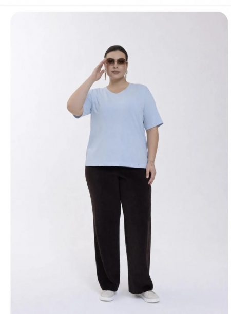 БЛУЗА ОНИКС цвет нежно-голубой