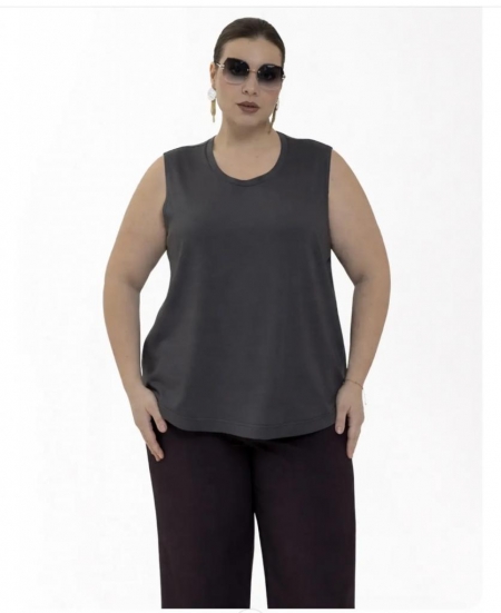 Топ ЛЕТО цвет графитовый серый