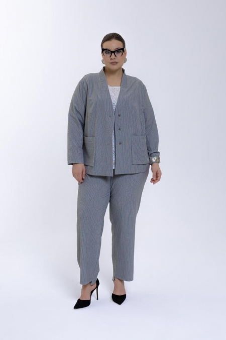 КОСТЮМ с БРЮКАМИ АСКОЛЬД цвет серый